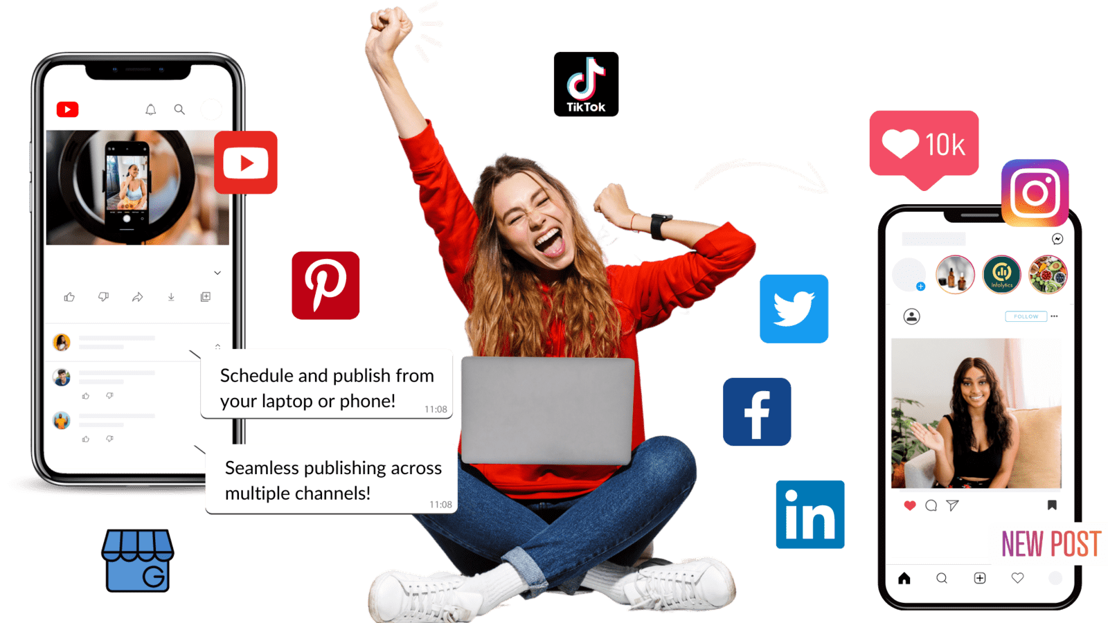 zoho social, best social media management software