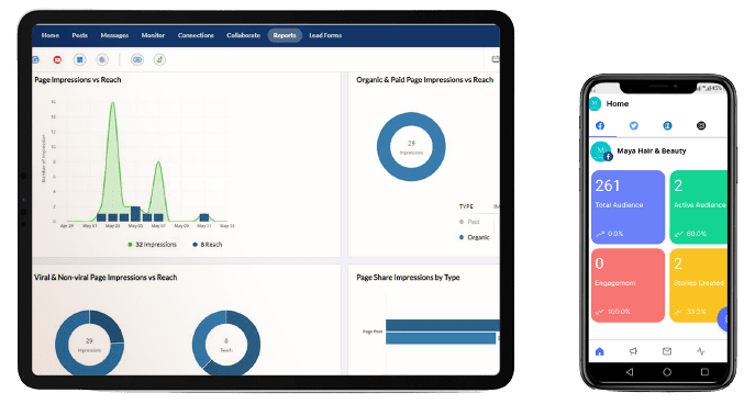 zoho social media analytics