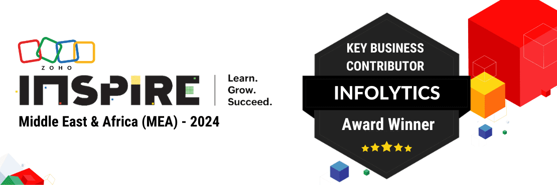 Zoho Honours Infolytics with the Key Business Contributor Award