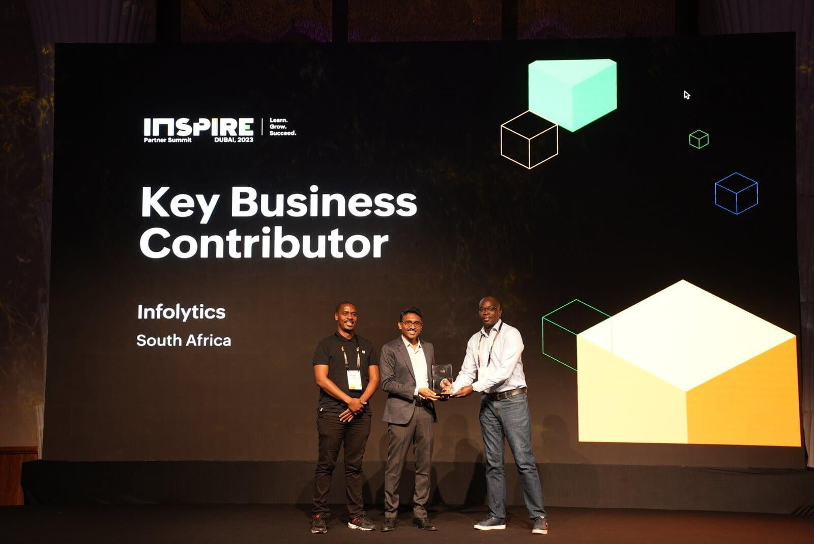 Zoho Honours Infolytics with the Key Business Contributor Award for the Middle East and Africa (MEA) Region