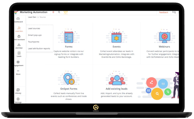 Zoho Marketing Automation Lead Generation Infolytics
