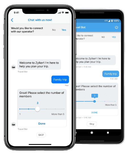 zoho bot chat