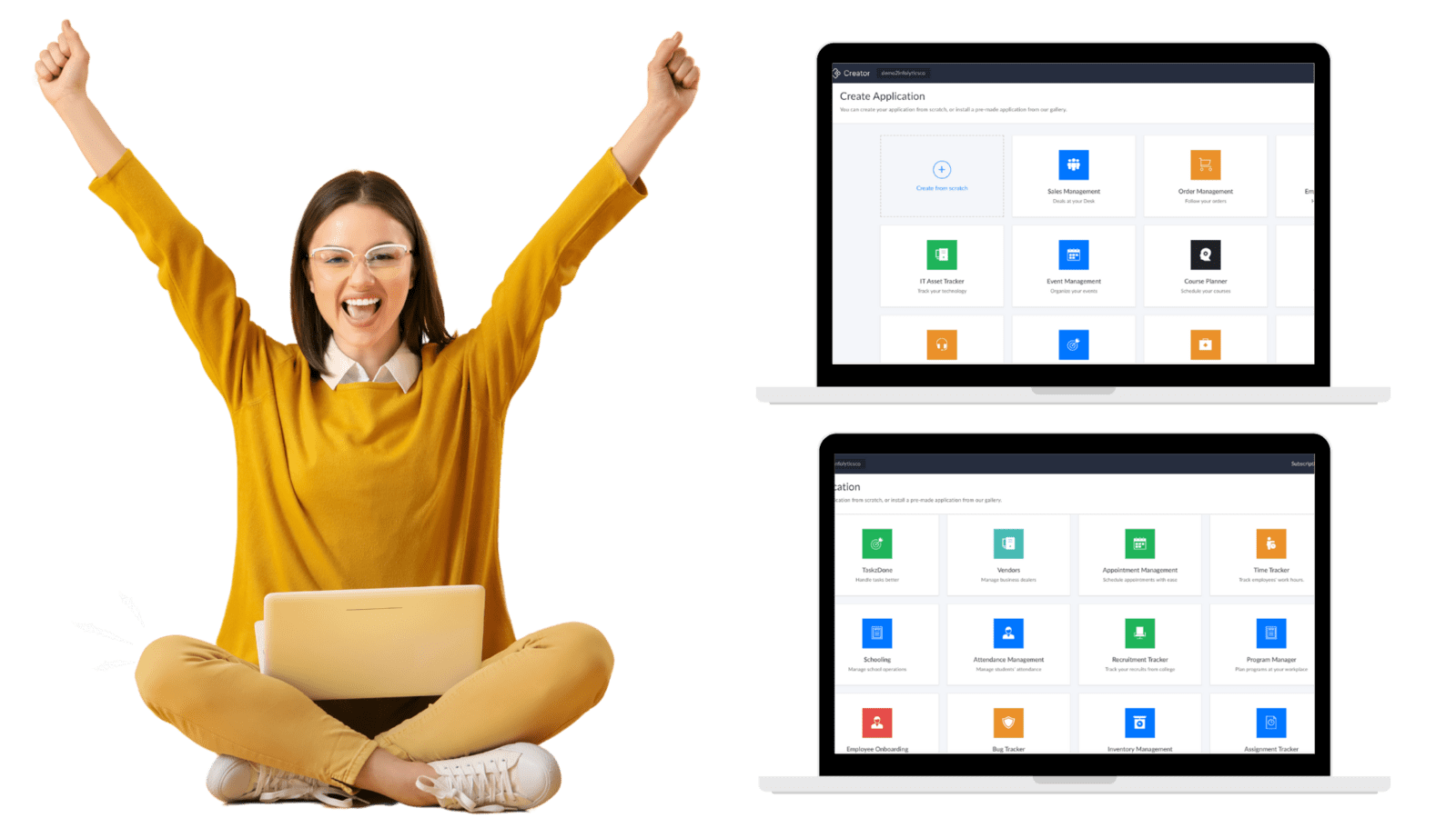 Zoho Creator Pre-built Templates | Zoho Software Developers