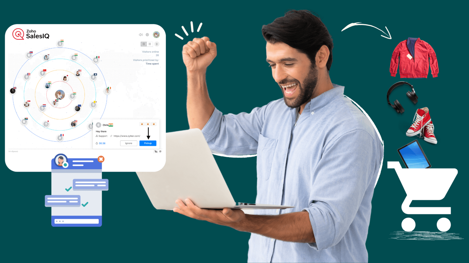 Zoho Sales IQ | Live Chat Support Software | Zoho Partner